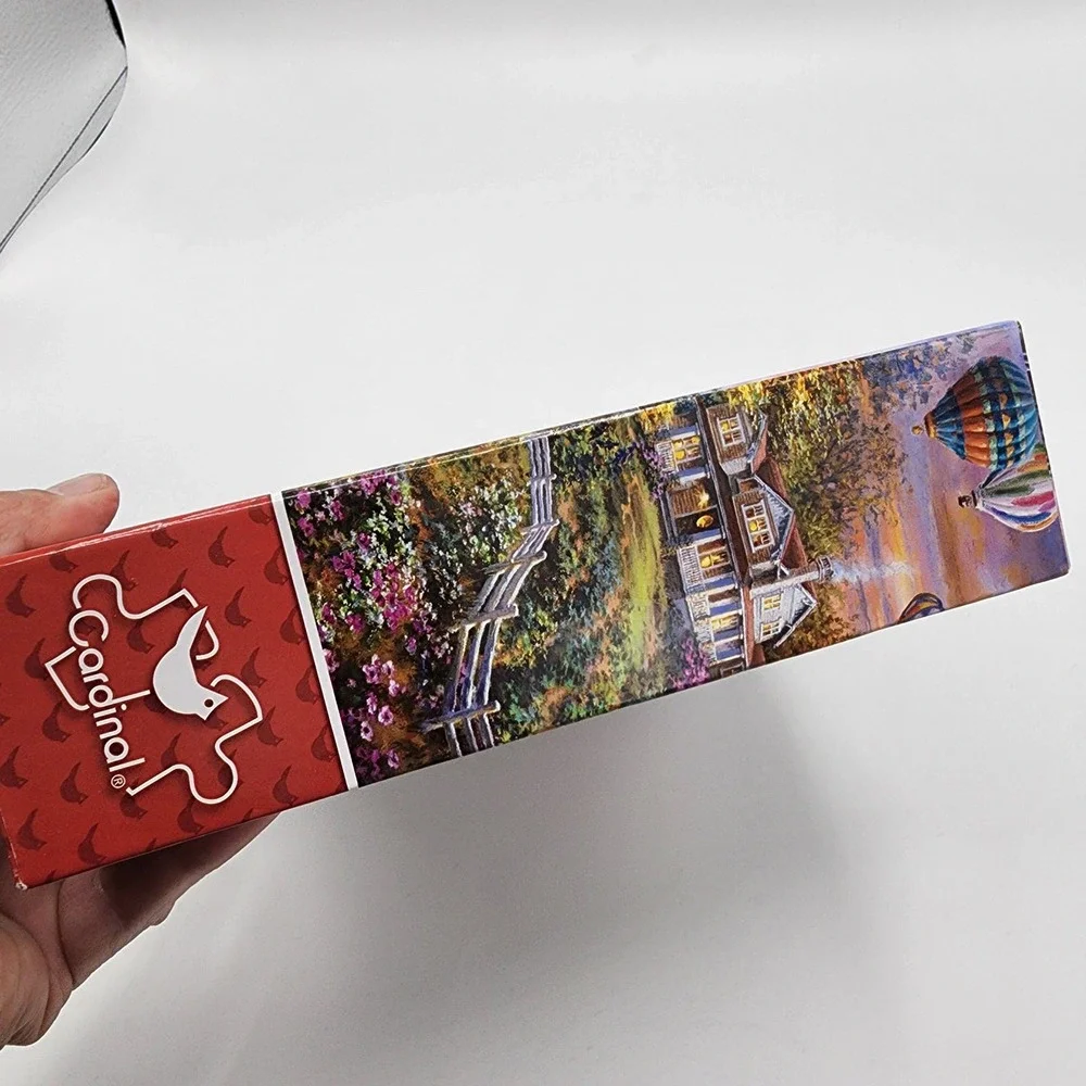 Cardinal‎ 1000 piece new sealed hot air balloon lighthouse country scene puzzle
